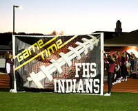 FHS Homecoming game Cheerleading, Football, Band 10-27-17