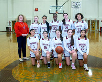BCHS Girls JV Basketball and Cheer 1-18-24