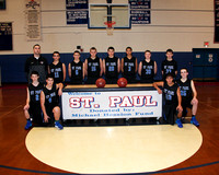 St Paul Boys Bball Team 1-27-14
