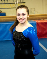 SHS Gymnastics Team Shot & Seniors 1-22-15